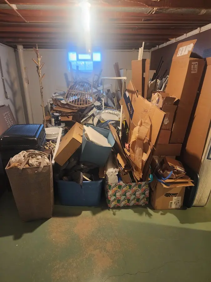 Roll-off dumpster container at job site for 20 Yard Dumpster Rental in Palm Springs